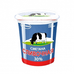 Сметана Сливочная 30%