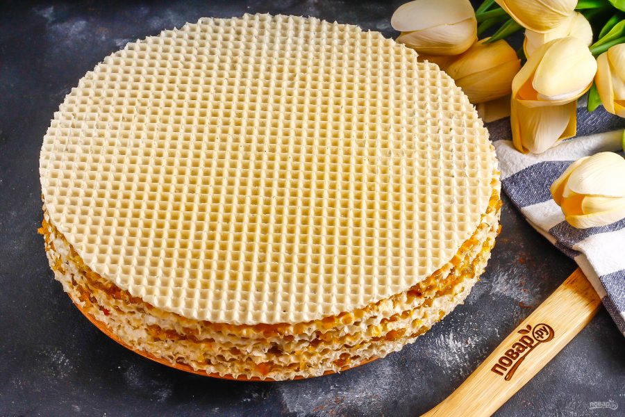 Коржи вафельные