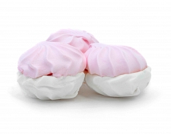 Зефир бело-розовый