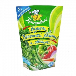 Букет весенней зелени и овощей