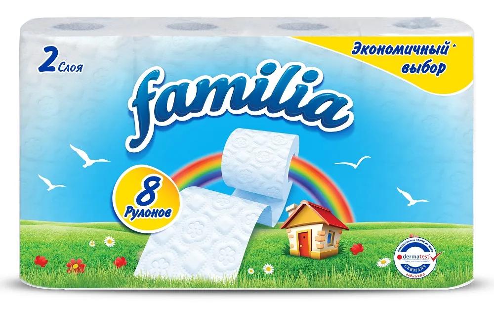 Туалетная Бумага Фамилия 8 рулонов