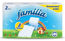 Туалетная Бумага Фамилия 8 рулонов