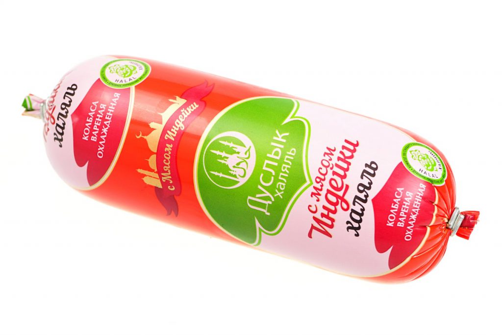 Колбаса вареная с мясом индейки